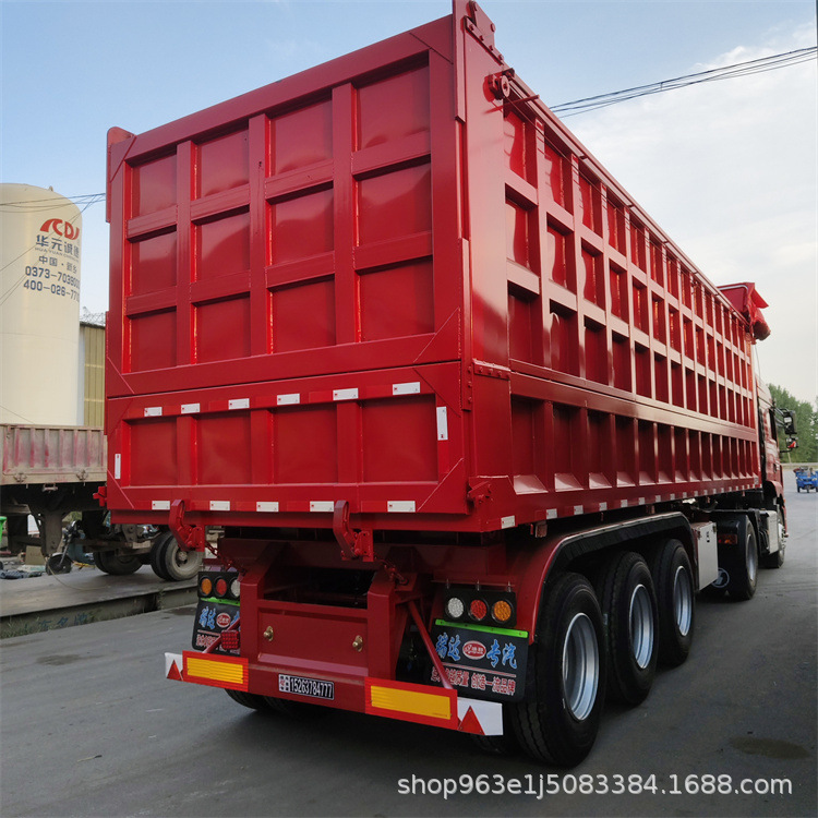 Export Powder and Granular Material Transport Tank Truck, Tank-Type Dump Truck, 42-Cubic Meter Bulk Cement Tank Truck, Used Tank-Type
