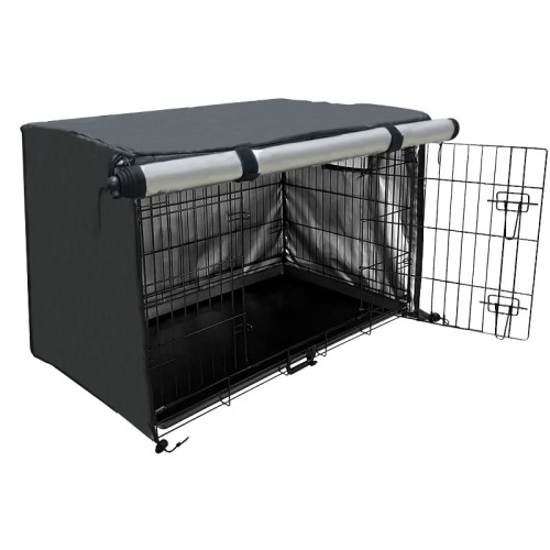 Cross-border pet Oxford cloth waterproof dog cage cover protective thick warm cover summer mosquito and flying insect shield
