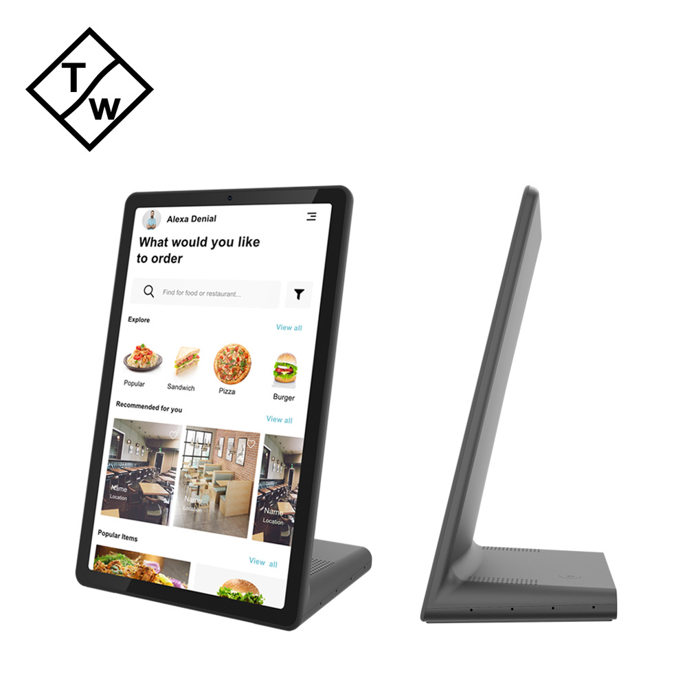 Dt1095 New L-Shaped Vertical Screen 10.95inch Android All-In-One Digital Signage Commercial Tablet for Conference Rooms