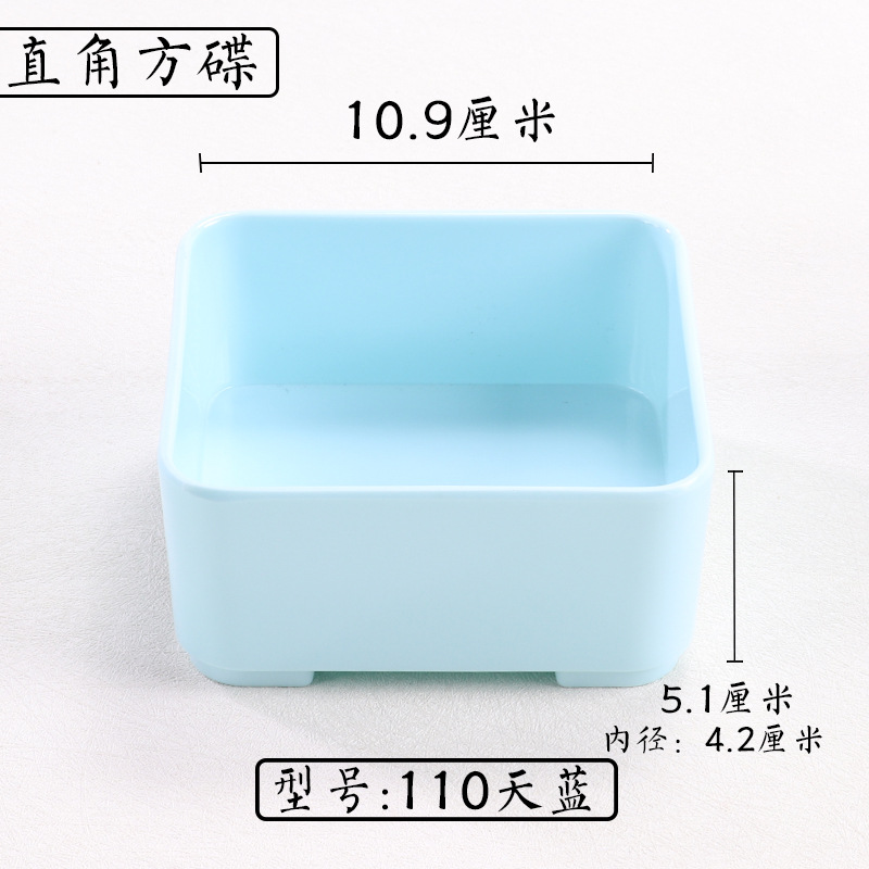 El plato de frutas de autoservicio del hotel de melamina Tangquan se puede superponer con un plato de bocadillos de porcelana de imitación.