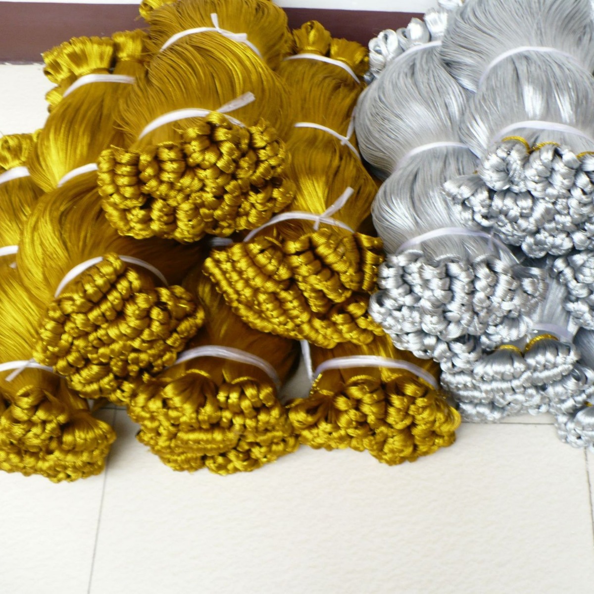 金属线编粉红金属绳湖蓝色亮绳白银绳淡金色线带礼盒包装打蝴蝶结