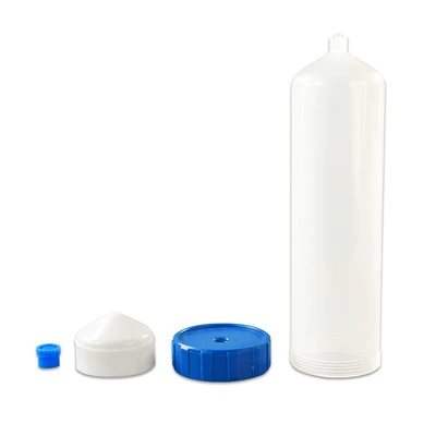 Syringe Adapter, All-Plastic Sealed Back: Yapışqan paylayıcı adapterlər
