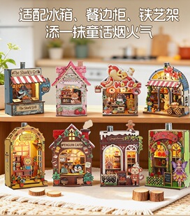 ���������NDIY����΢�sС��3D���wƴ�D���������N�ֹ�����ľ��Ʒ