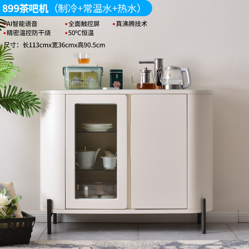 Máquina de té de voz inteligente de alta calidad doméstica totalmente automática con desinfección y secado anti-derrame de agua de lujo ligero gabinete de agua potable