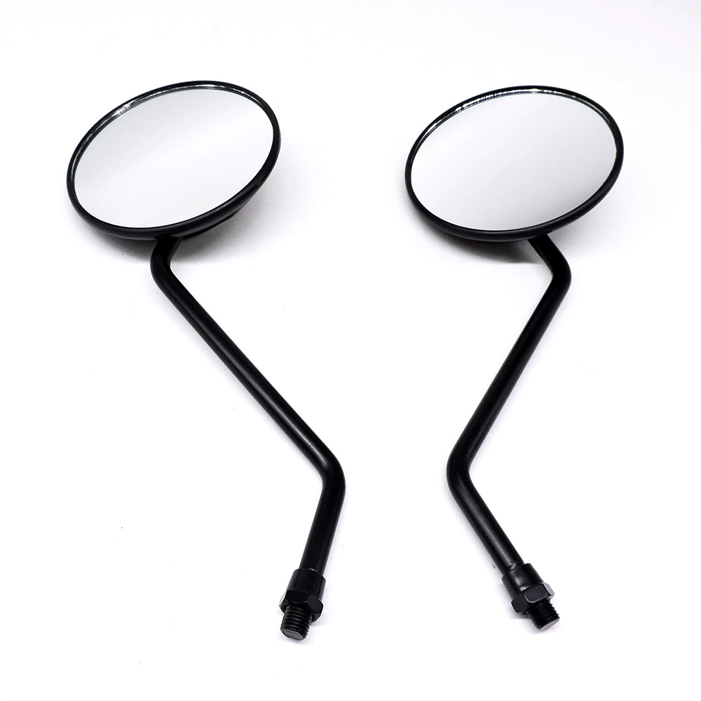 Rear view mirror, retroreflective round classic electric car