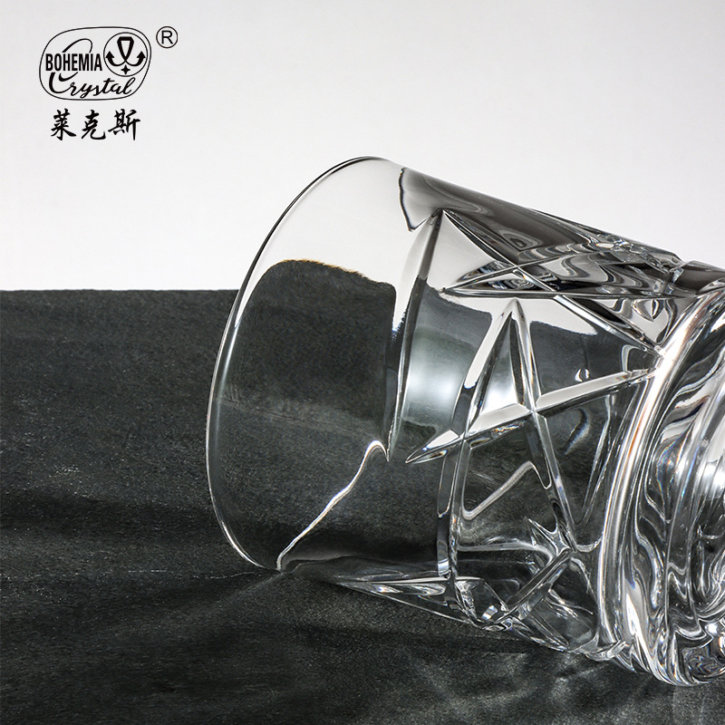 Lexus importación de cristal espeso vaso de whisky casero creativo clásico recto vaso de vino clásico