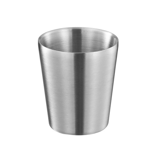 Cross-border 304 stainless steel water cup camping beer cup outdoor cup single-layer cold drink cup metal cup gold color large