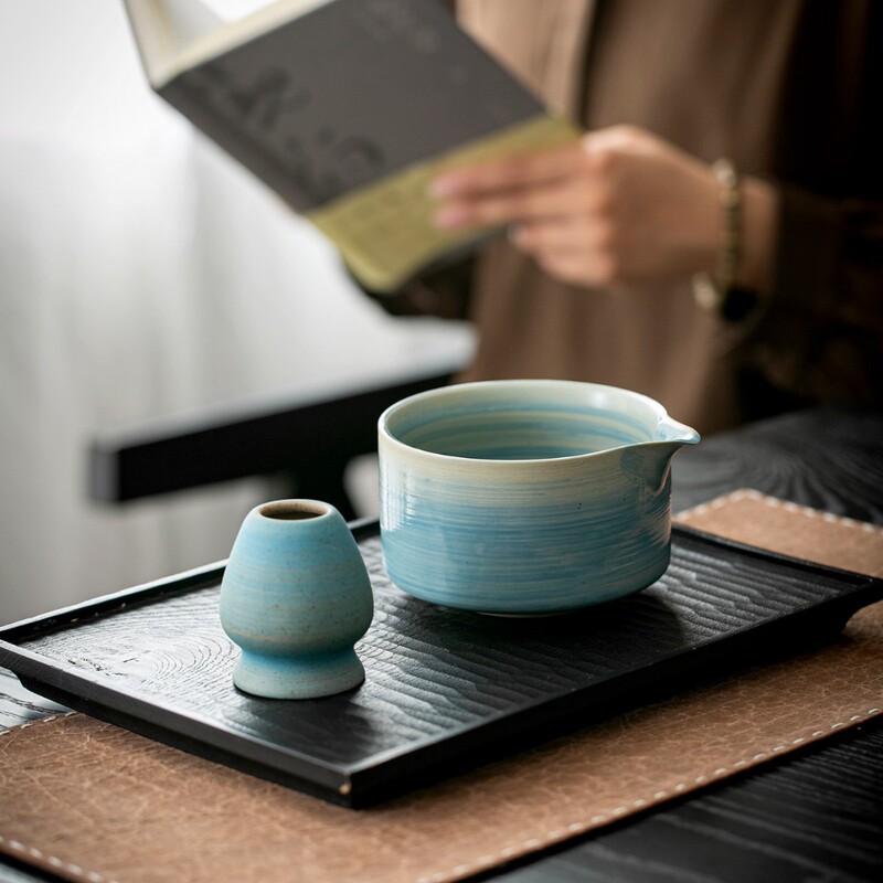 Cross-Border Japanese-Style Matcha Bowl with Spout, Ceramic Tea Whisk, Tea Whisk Stand, Matcha Brush, 100-Pronged Whisk, Song Dynasty Tea Art Set Cross-Border Japanese-Style Matcha Bowl with Spout, Ceramic Tea Whisk, Tea Whisk Stand, Matcha Brush, 100-Pronged Whisk, Song Dynasty Tea Art Set