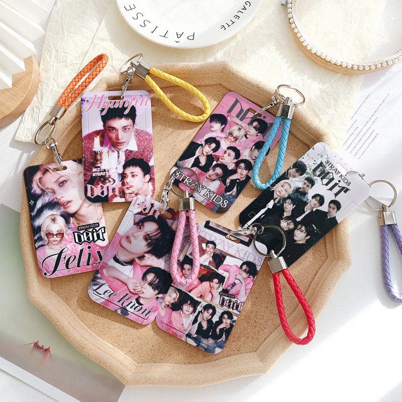 定 制总链STRAYKIDS专辑周边推拉滑盖式塑料卡套SK保护套双面彩印