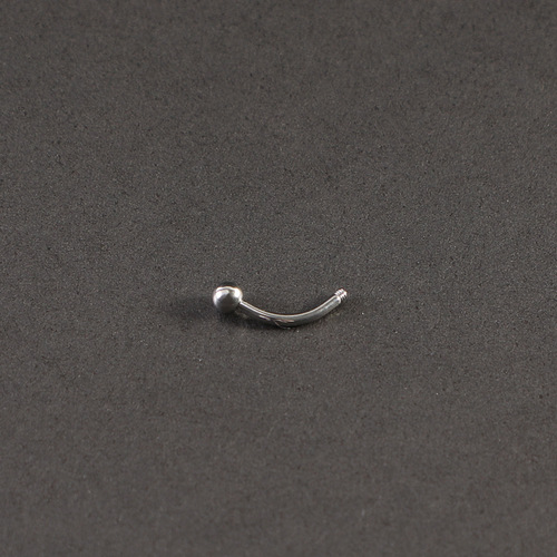 S-Bar D-Bar Nose Ring, Stainless Steel Horseshoe Bar, Nose Dimple Stud, DIY Replacement Bar for Ear, Nose, and Lip Rings—Piercing Jewelry Accessories