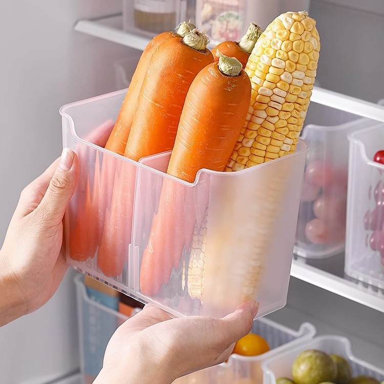 高透冰箱侧门收纳盒冰箱扩容神器分类冷藏食品蔬菜水果冰箱储物盒