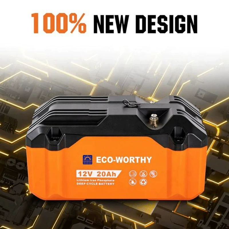 Умный литий-аккумулятор ECO-WORTHY, 12v, 20Ah