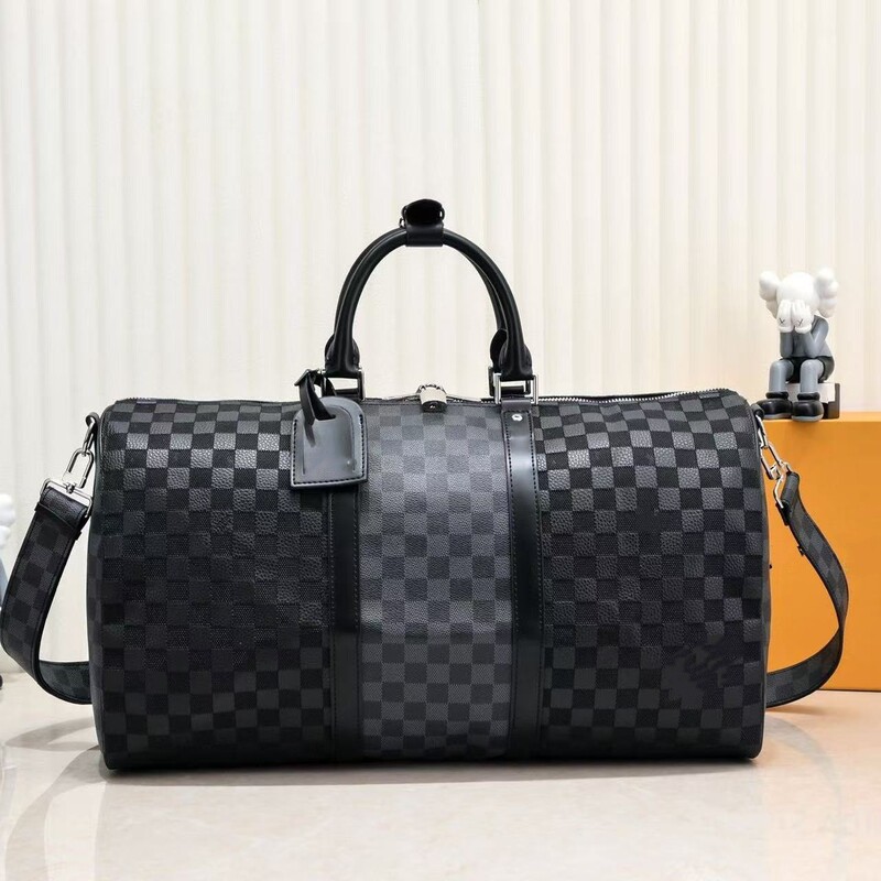 Cross-Border Travel Bag Keepall 50, Large Capacity Luggage Bag, Business Trip Handbag, Gym Bag, Airport Bag Cross-Border Travel Bag Keepall 50, Large Capacity Luggage Bag, Business Trip Handbag, Gym Bag, Airport Bag
