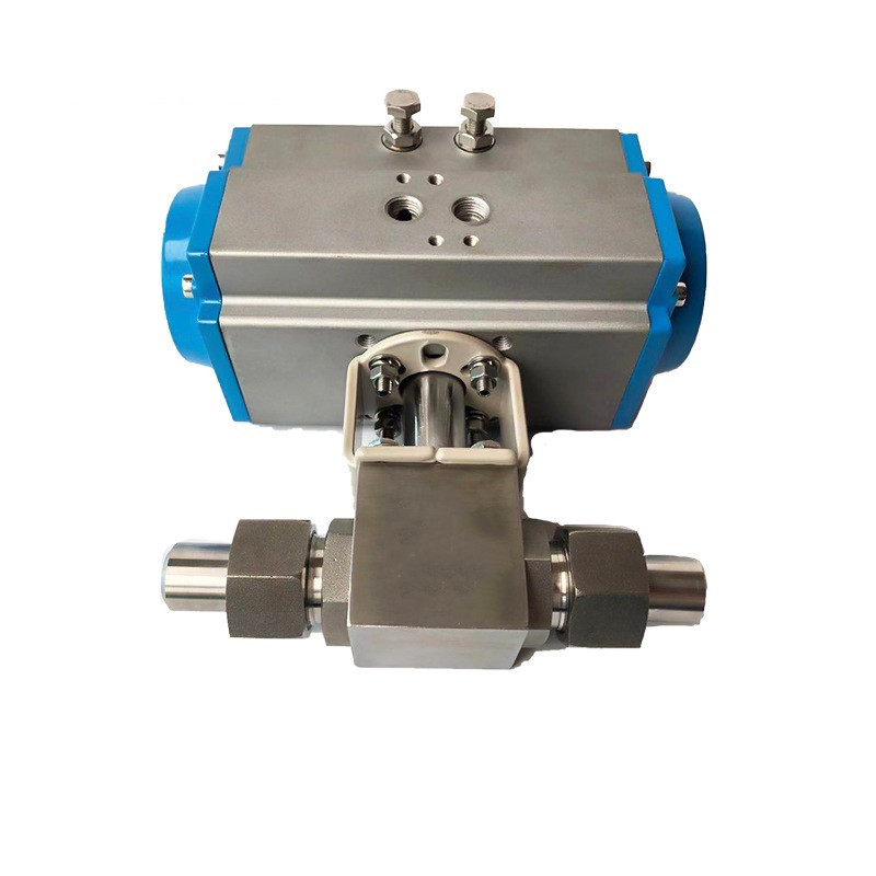 气动高压焊接球阀 Q661F-160P/320P液压电站天然气加气站切断阀