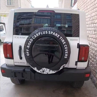 Tire Cover Sticker Label — Spare wheel cover