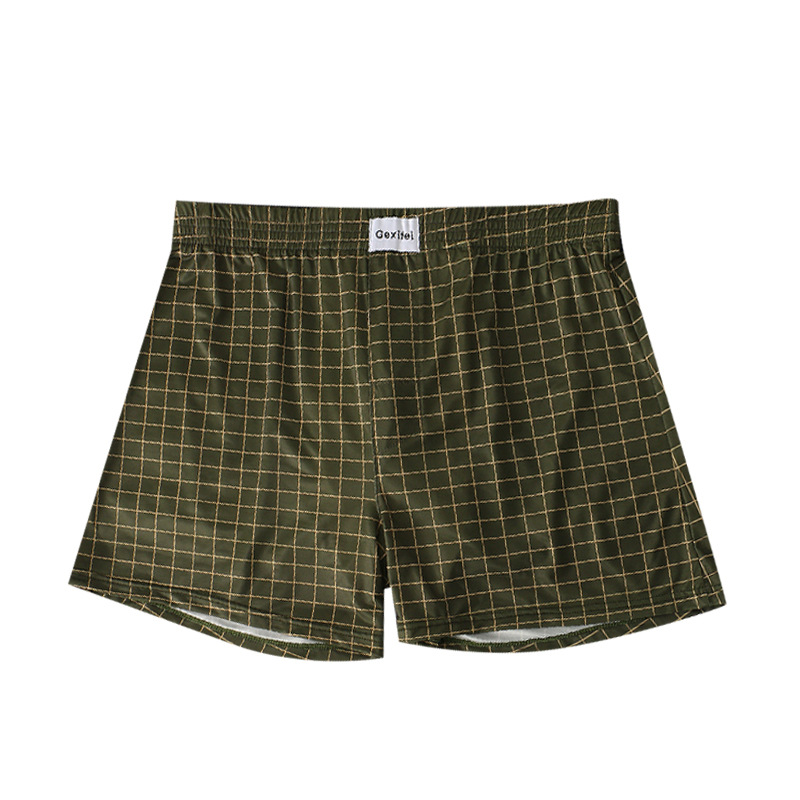 Pantalones de hielo de alta calidad, pantalones deportivos de cuatro cuadrados para hombres, pantalones de calzoncillos para hombres, pantalones de hielo para hombres.