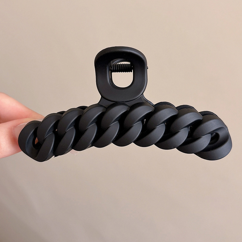 Acrílico grande, pinza de amor, pinza para el cabello, parte posterior de la cabeza femenina, pinza de tiburón, horquilla, pinza para el cabello, tocado, primavera y verano