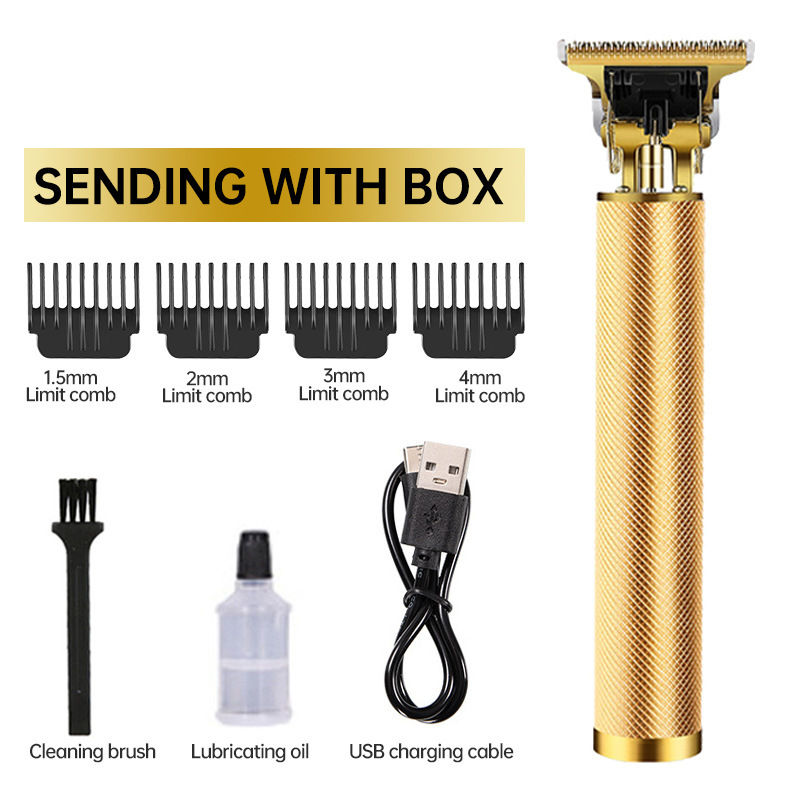 Cortador de pelo de empuje eléctrico con cabeza de aceite, cortador de pelo de empuje eléctrico con cabeza de afeitar enchufable y recargable, cortador de pelo de empuje eléctrico transfronterizo