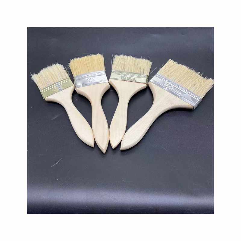 En stock cepillo de pintura agua pura hervida cepillo de cerdas cepillo de barbacoa cepillo de aceite doméstico pintura cepillo de limpieza cepillo de pelo
