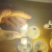 35mm свеча движение светящийся игрушка база шариковая лампа фитинги эмалированная кукла база любовь с дальним воздушным аксессуаром