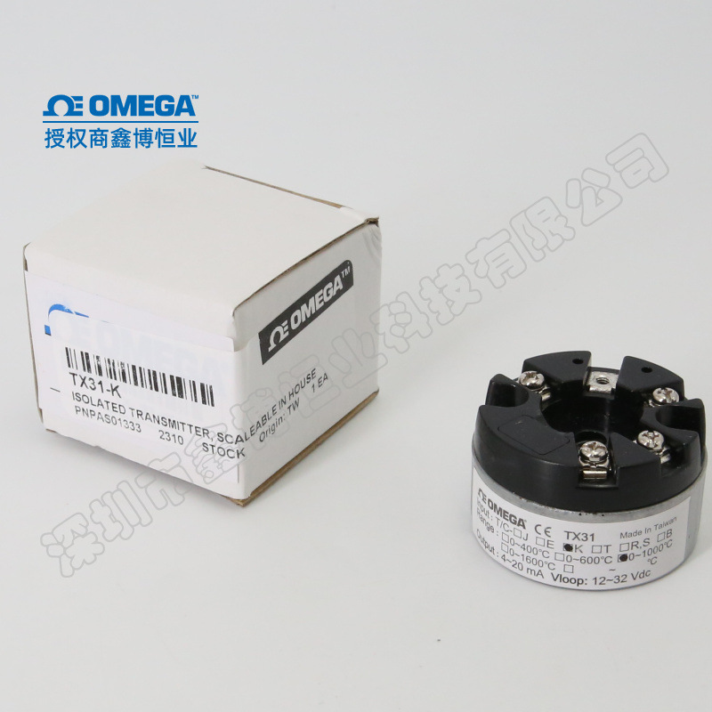 美国奥米佳温度变送器微小型内置到接线盒型TX31-K TX31-J