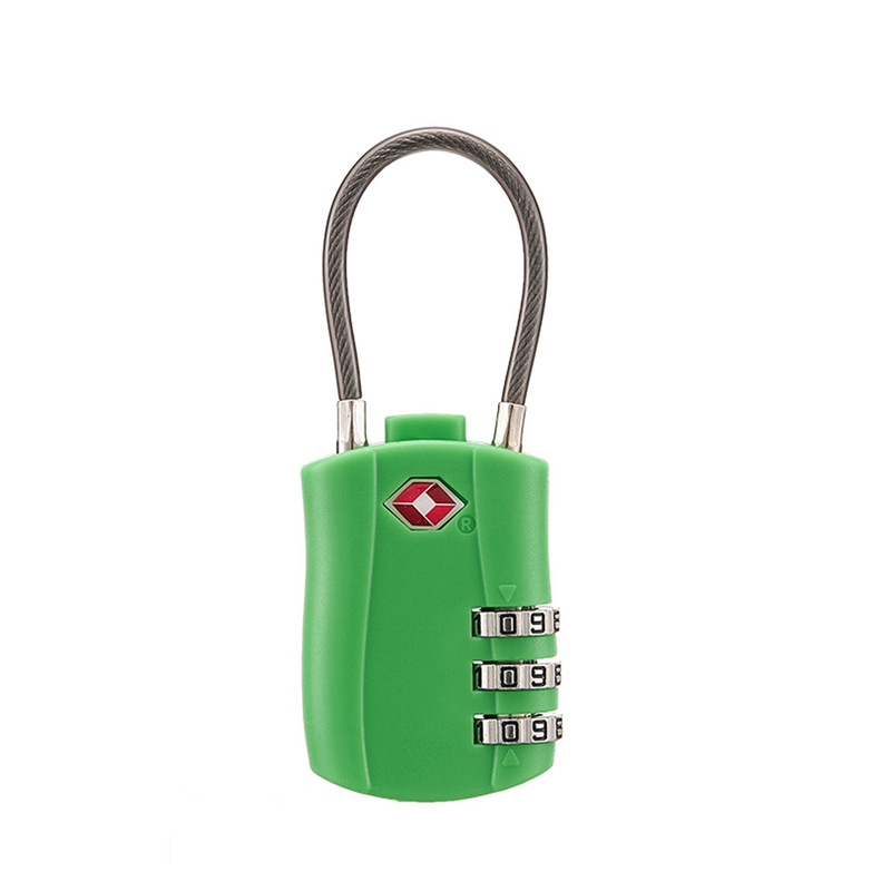 TSA パスワード トラベル ロック バックパック キャビネット ソフト ワイヤー ロープ ロック トラベル バッグ ロック TSA パスワード カスタム ロック|undefined