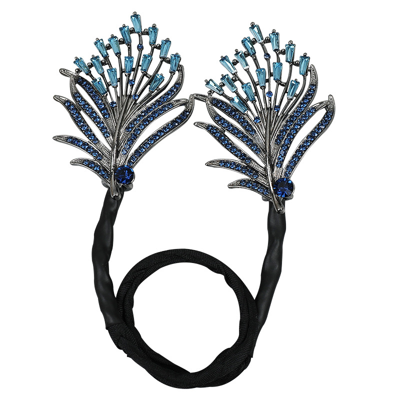 Platino Siya bola cabeza accesorios de pelo de flor de las mujeres brace pelo updo artefacto tejido a mano delicado pelo updo Rod