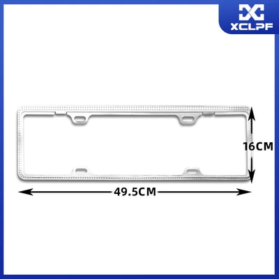 Zinc Alloy Diamond New Energy License License plate holder/license plate holder - new-energy