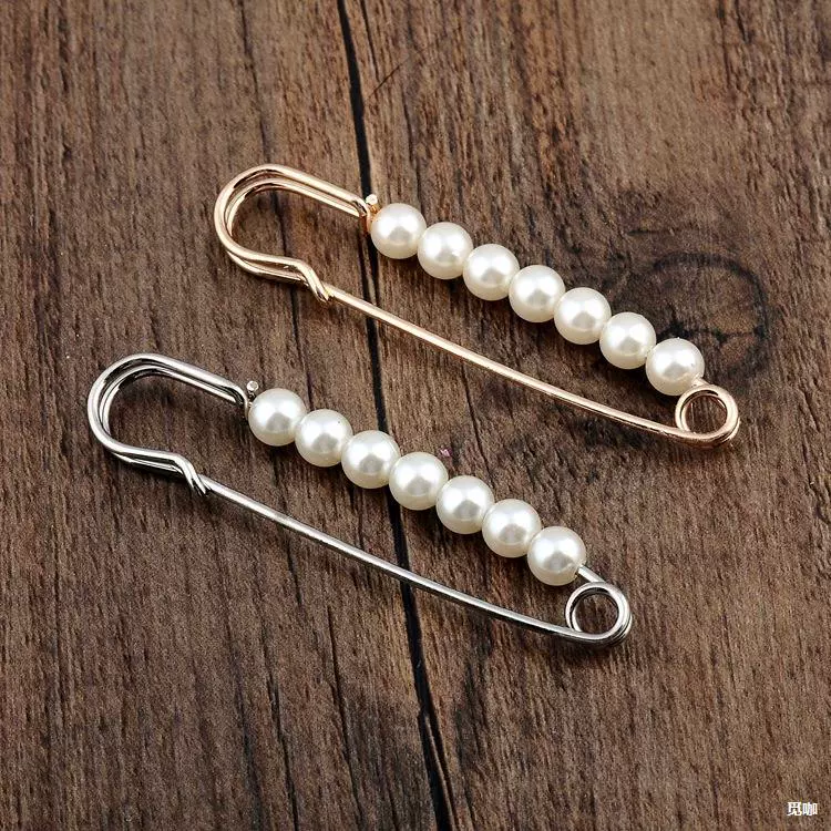 Ювелирная брошь с жемчугом Xin Nie 	 Инструмент для уменьшения талии, жемчужная булавка для талии, планка для чонсама, аксессуар для защиты от воздействия