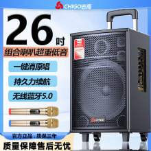 志高广场舞大音量无线蓝牙音箱家用K歌多功能户外大功率拉杆音响