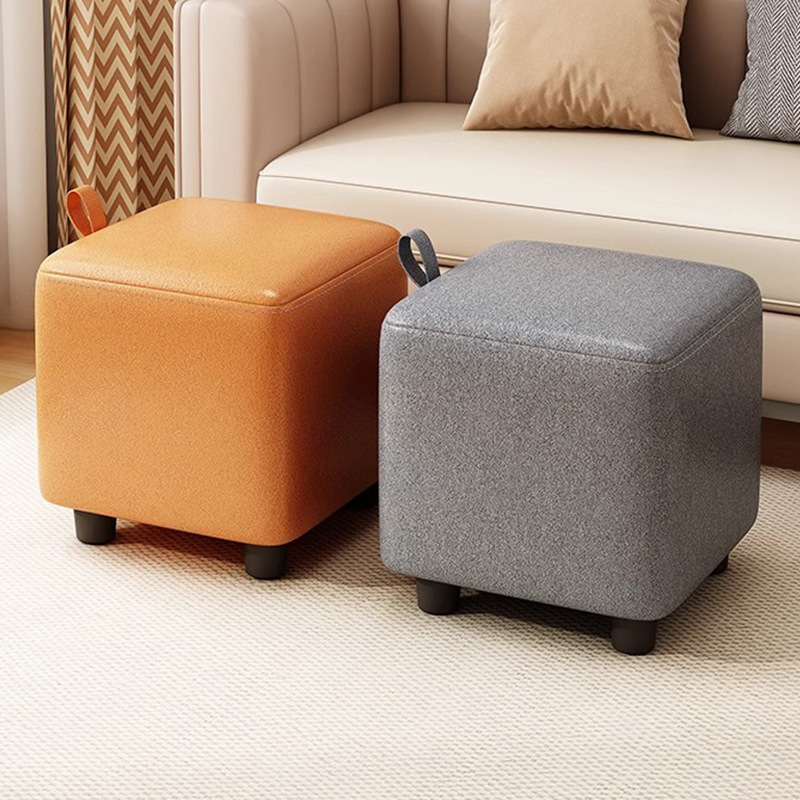 Taburete pequeño taburete bajo doméstico, banco pequeño, silla, taburete de sala de estar, taburete resistente y duradero para cambiar zapatos, mesa de centro, taburete de sofá