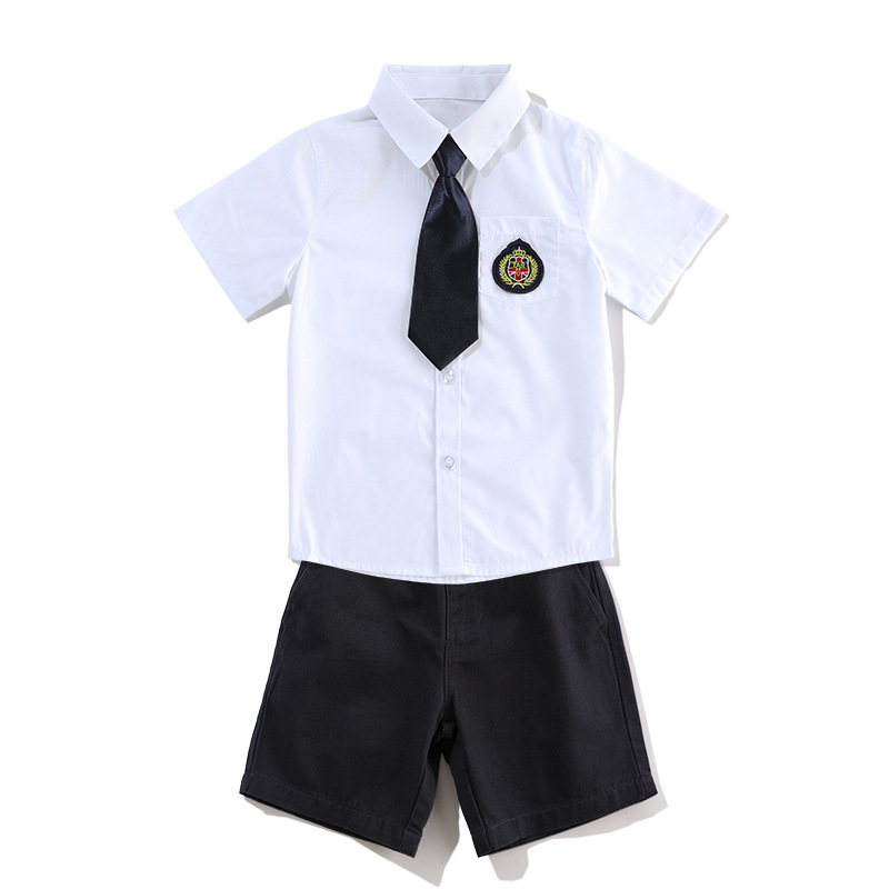 2021夏装新款中小学生校服幼儿园园服班服夏季短袖套装集体活动服