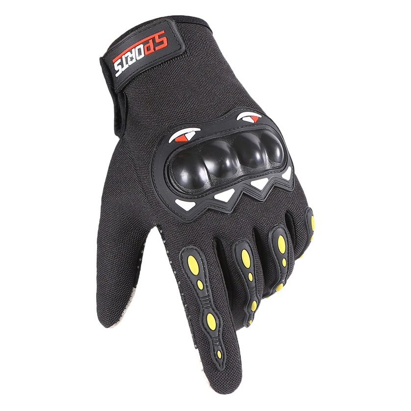 Guantes de ciclismo al aire libre para hombres y mujeres en primavera y verano protección de pantalla táctil de dedos largos motocicleta antideslizante y resistente al desgaste Exportación de Amazon A1KQ