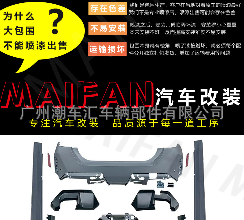 Suitable for Bmw 5 Series G60 G68 Modification G90 M5 Large Body Kit Front Bumper Rear Bumper Side Skirts Fenders