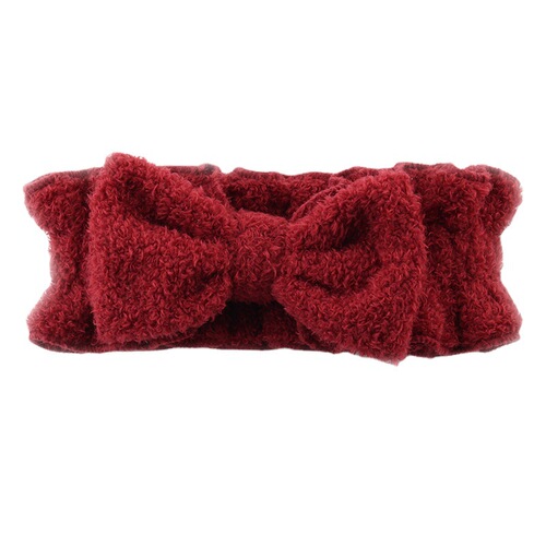 Butterfly knot hair tie new rabbit ear sweet soft girl lotus leaf wide edge elastic face wash hair tie headband hair accessory