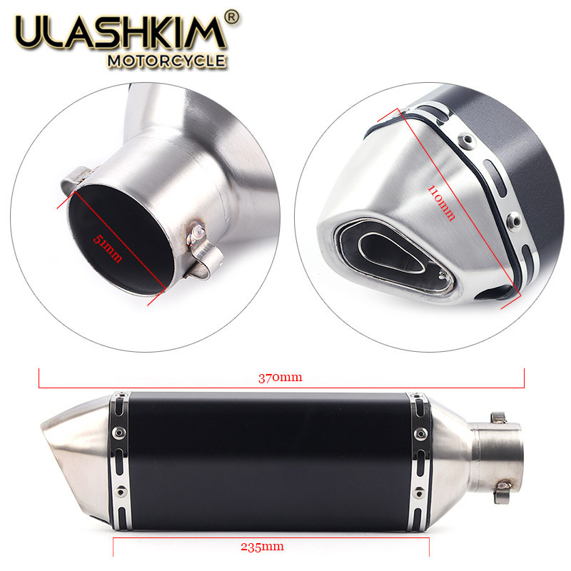 Suitable for Motorcycle Yamaha Nmax155 155 Modified Stainless Steel Exhaust Pipe Front Section