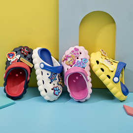汪汪队拖鞋夏季新款可爱卡通男女童居家室内婴幼儿包头洞洞鞋EVA