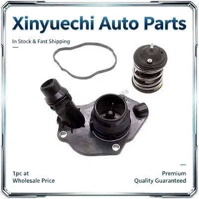 Suitable for BMW 1 3 5 Series X1 X3 X5 Cooling Water Pipe Flange Thermostat 11518516203 (Thermostat)