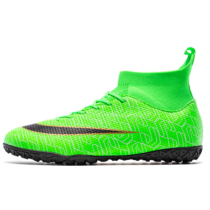 Nuevos zapatos de fútbol transfronterizos de clavos largos zapatos deportivos para niños zapatos de fútbol de entrenamiento juvenil botas de fútbol