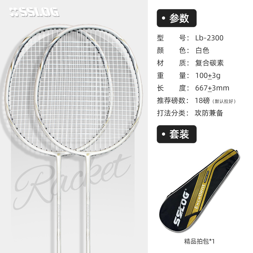 2300 화이트 더블 스틱 + 가방 포함