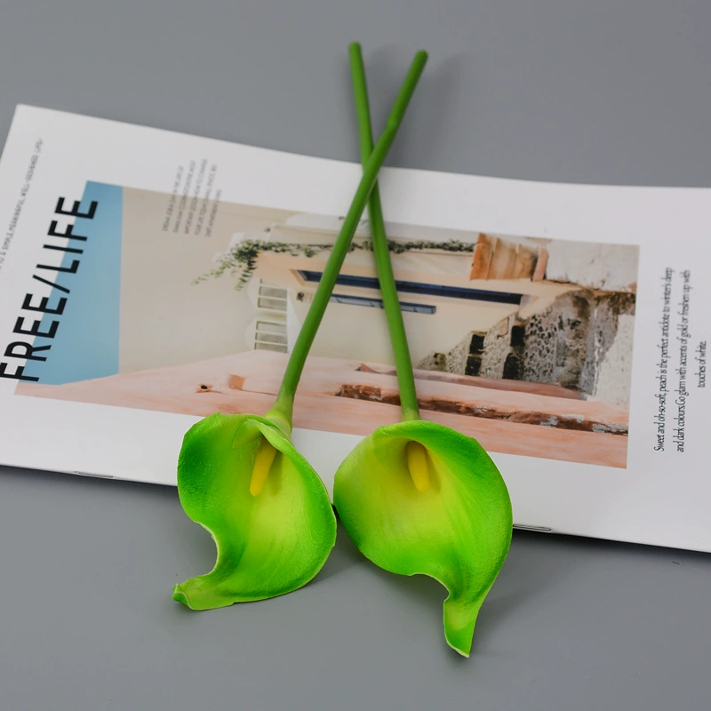 Realistic polyurethane small calla lilies, home decor, wholesale