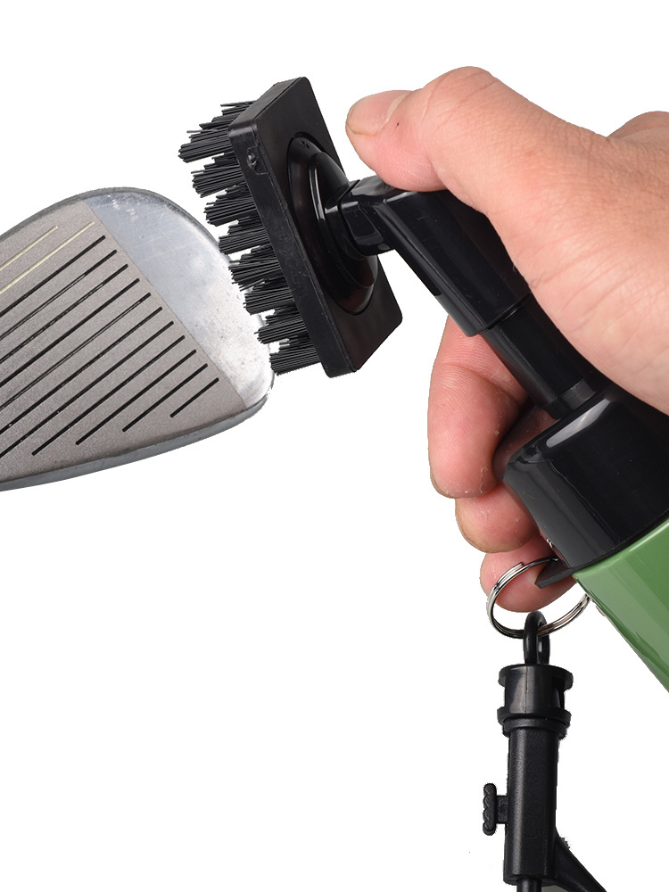 Cepillo de limpieza del Club de Golf regadera tipo empuje cepillo de limpieza de la cabeza del club hervidor de agua ranura herramienta de limpieza multifunción