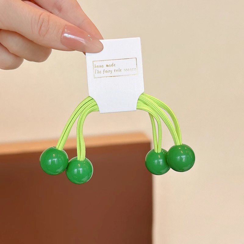 Dopamina linda banda de goma cuerda para la cabeza cuerda para atar el cabello princesa cuerda para la cabeza estudiantes niños accesorios para el cabello grueso bola redonda accesorios para el cabello lazo para el cabello