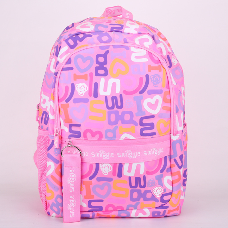 Smiggle grande kt Stitch mochila de gran capacidad de descompresión de doble hombro de dibujos animados