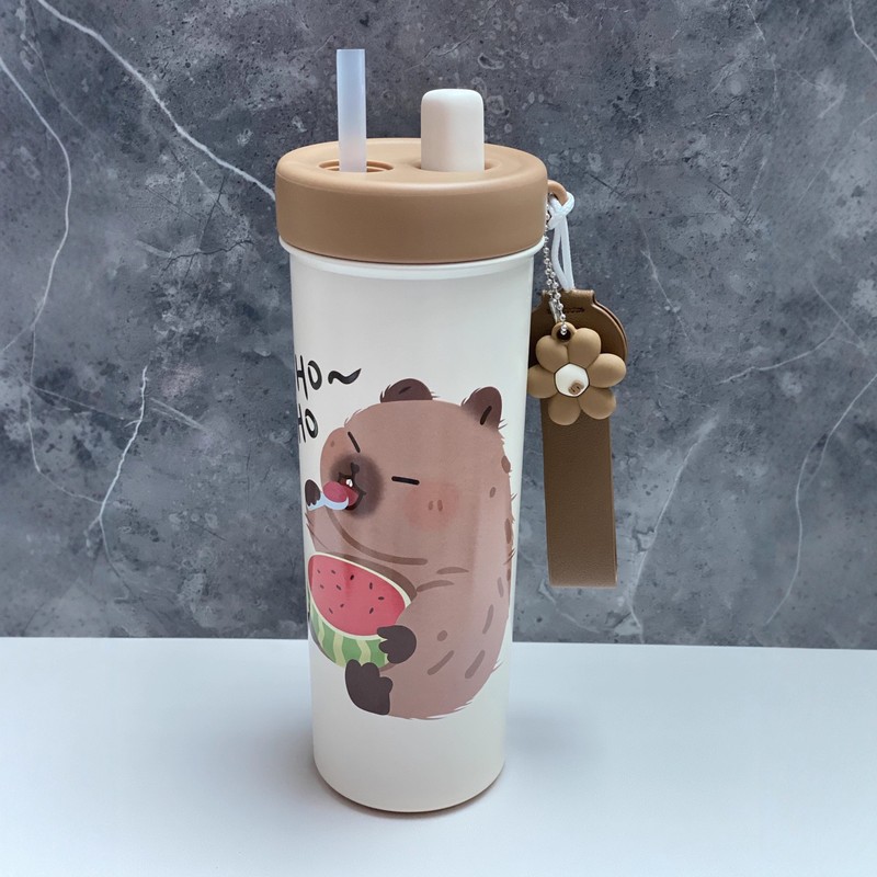 尚泰卡比巴拉大全不锈钢保温杯高颜值防摔便携泡茶拎拎壶批发做字|undefined