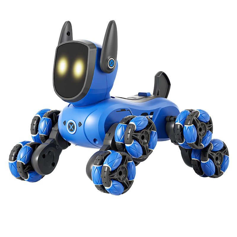 JJRC ocho rondas truco mecánico perro control remoto juguete gesto inducción deformación rompecabezas educación temprana perro robot inteligente para niños image 6