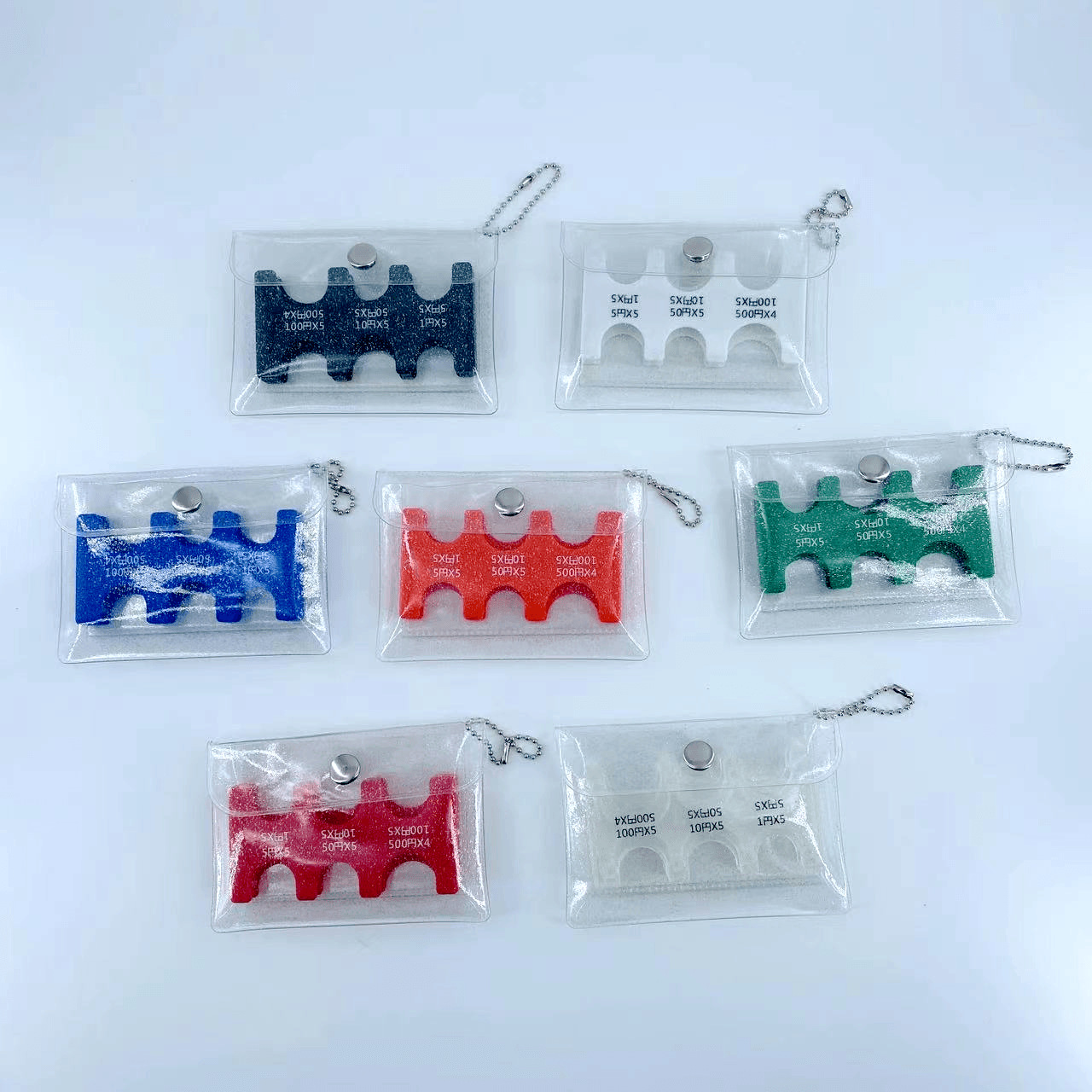 Clip de moneda promocional spot al por mayor monedero de PVC bolso de almacenamiento de coche para hombre billetera de moneda creativa de gran capacidad para mujer