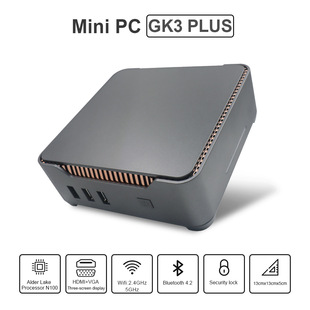 N100 хост мини-компьютер домашний рабочий трехэкранный дисплей GK3V PLUS J4125 небольшой хост mini pc