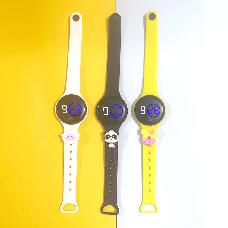Cartoon children's travel waterproof digital watch for swimming