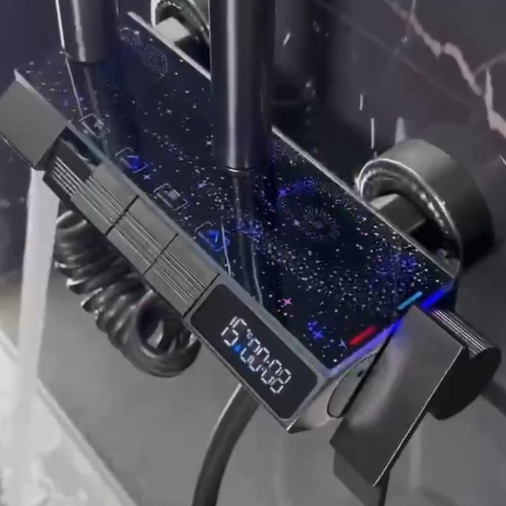 Juego de ducha de temperatura constante, un juego completo de baño para el hogar, baño inteligente, baño digital, un juego completo de comercio exterior al por mayor